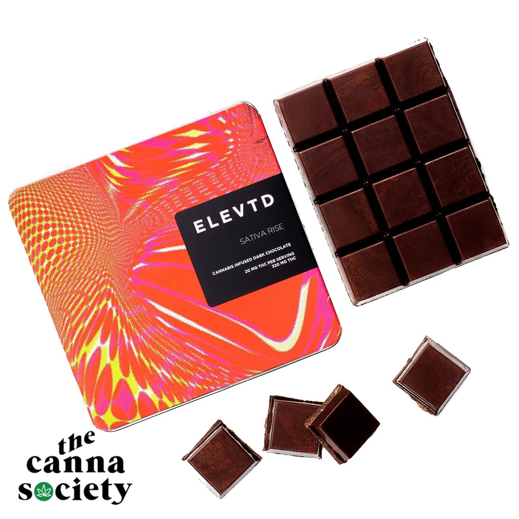 ELEVTD Dark Belgium Chocolate SATIVA (320mg THC)